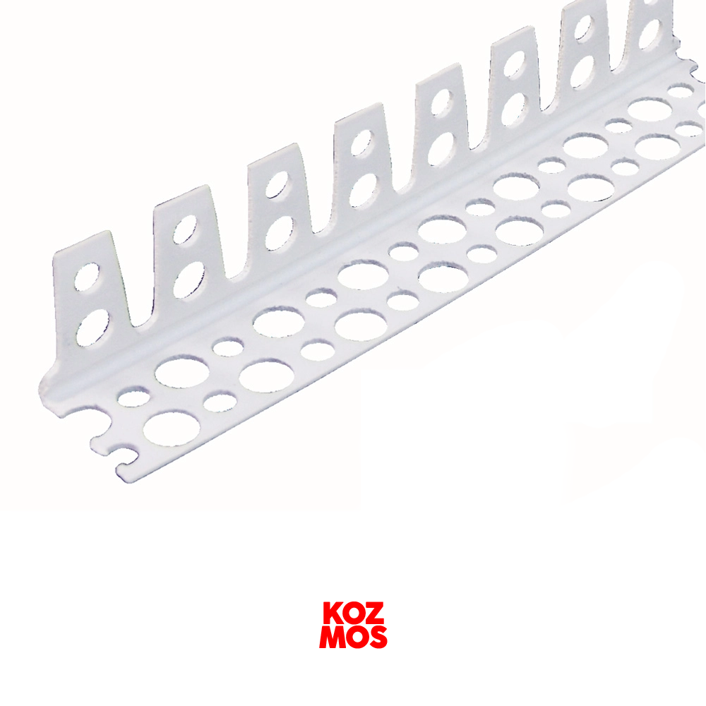 Pvc esnek alçı köşe profili 2.7 metre