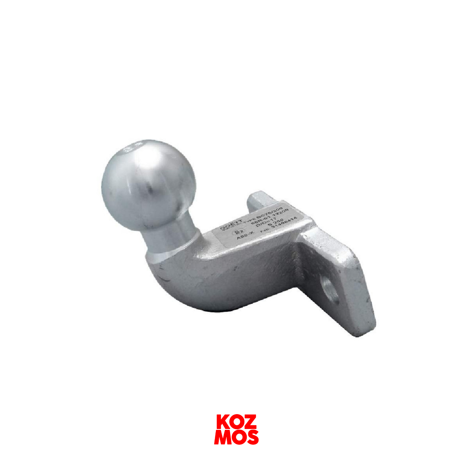 Çekici topuzu flanşlı