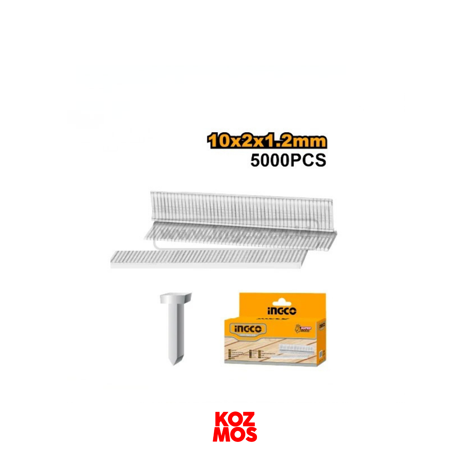İngco sts6110 10x2x1.2 mm 5000 adet çivi